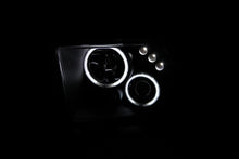 Load image into Gallery viewer, ANZO 121166 2005-2009 Ford Mustang Projector Headlights w/ Halo Black