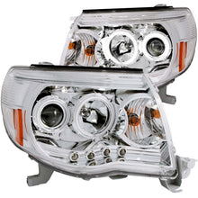 Load image into Gallery viewer, ANZO 121281 2005-2011 Toyota Tacoma Projector Headlights w/ Halos Chrome