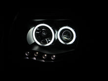 Load image into Gallery viewer, ANZO 121282 2005-2011 Toyota Tacoma Projector Headlights w/ Halo Black