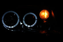 Load image into Gallery viewer, ANZO 121369 1999-2005 Volkswagen Jetta Projector Headlights w/ Halo Black (CCFL)