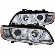 Load image into Gallery viewer, ANZO 121397 2000-2003 BMW X5 Projector Headlights w/ Halo Chrome