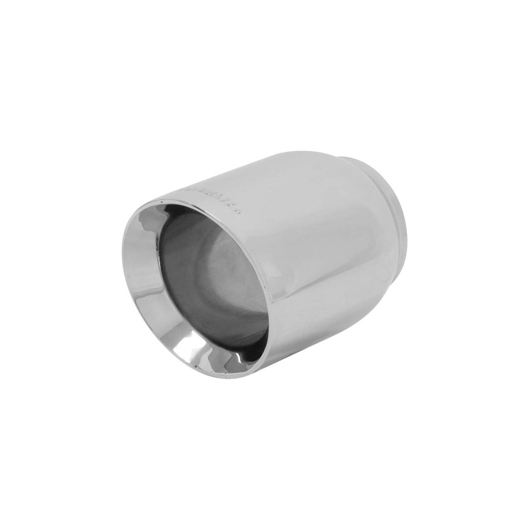 Flowmaster 15392 Exhaust Tip - 4.00 in. Round Polished SS - Fits 3.00 in. Tailpipe - Weld on