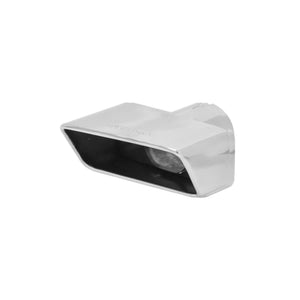 Flowmaster 15393 Exhaust Tip - 3.00 x 7.00 in. Rectangle Polished SS - Challenger - Right - Clamp