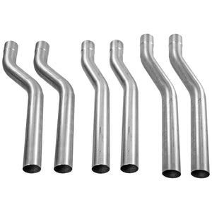 Flowmaster 15926 Exhaust S-Bend Assortment - 2.50 in. Tubing Various Offsets - set of 6