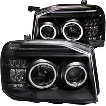 Load image into Gallery viewer, ANZO 111284 2007-2013 Gmc Sierra 1500 Projector Headlights w/ U-Bar Black