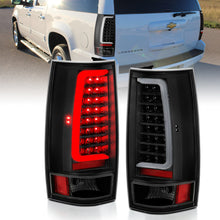 Load image into Gallery viewer, ANZO 311321 2007-2014 Chevy Tahoe LED Taillight Plank Style Black w/Clear Lens