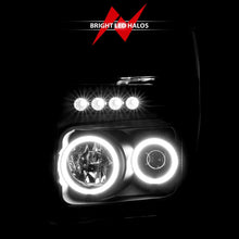 Load image into Gallery viewer, ANZO 111281 2007-2013 Chevrolet Silverado 1500 Projector Headlights w/ U-Bar Black