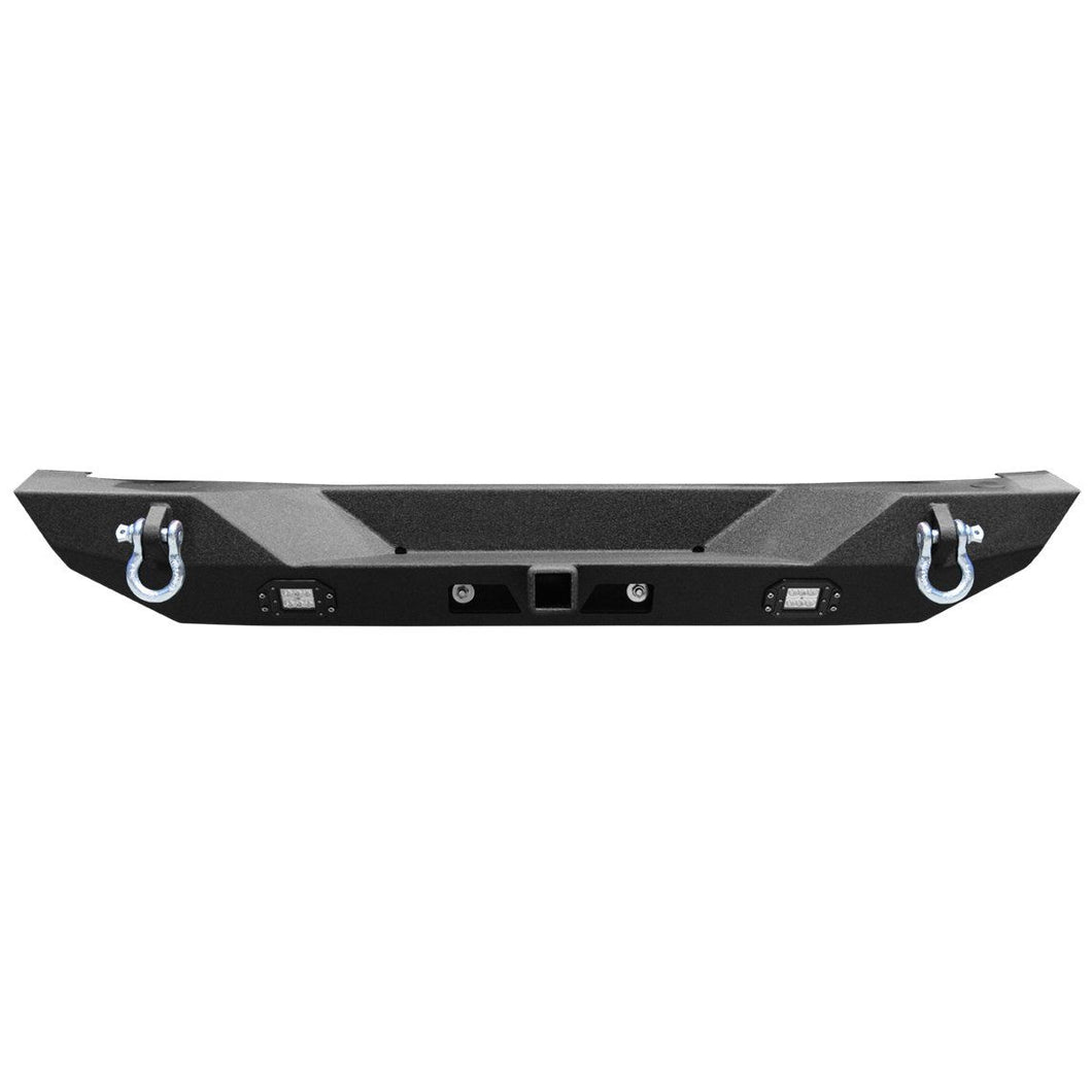 Jeep JK Rear Bumper 07-18 Wrangler JK w/Lights Works w/TC-6 Full Length Stubby DV8 Offroad