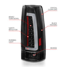 Load image into Gallery viewer, ANZO 311344 1999-2000 Cadillac Escalade LED Taillights Black Housing Clear Lens Pair