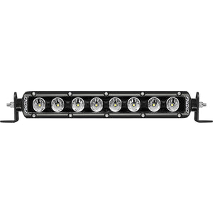 RIGID Radiance Plus SR-Series Single Row LED Light Bar With 8 Backlight Options: Red Green Blue Light Blue Purple Amber White Or Rotating 10 Inch Length