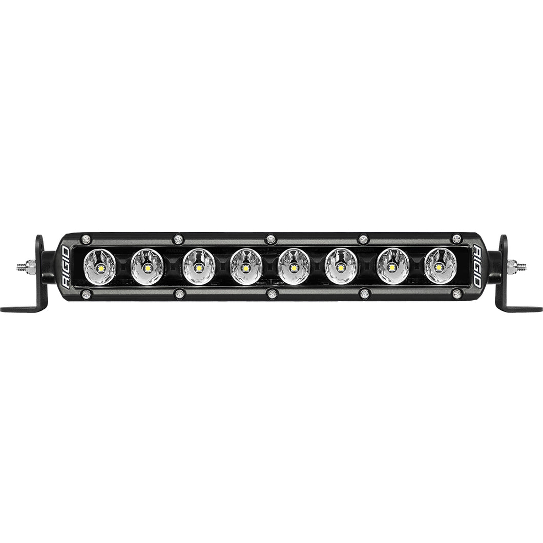 RIGID Radiance Plus SR-Series Single Row LED Light Bar With 8 Backlight Options: Red Green Blue Light Blue Purple Amber White Or Rotating 10 Inch Length