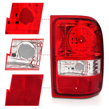 Load image into Gallery viewer, ANZO 211182 2001-2011 Ford Ranger Taillights w/ Red/Clear Lens (OE Replacement) Pair