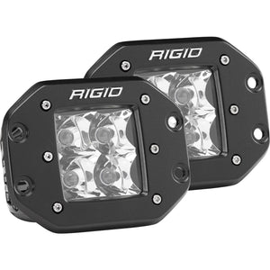 RIGID D-Series PRO LED Light Spot Optic Flush Mount Pair