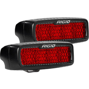 RIGID SR-Q Rear Facing Light High/Low Red Diffused Surface Mount Pair