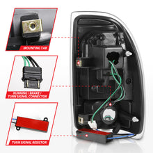 Load image into Gallery viewer, ANZO 311348 1997-2004 Dodge Dakota LED Taillights Black Housing Smoke Lens Pair