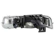 Load image into Gallery viewer, ANZO 111155 1999-2002 Chevrolet Silverado 1500 Crystal Headlights Black