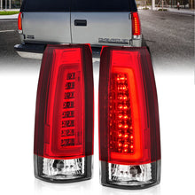 Load image into Gallery viewer, ANZO 311346 1999-2000 Cadillac Escalade LED Taillights Chrome Housing Red/Clear Lens Pair