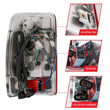 Load image into Gallery viewer, ANZO 311081 2007-2013 Chevrolet Silverado 1500 LED Taillights Black