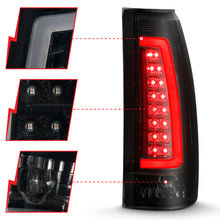 Load image into Gallery viewer, ANZO 311345 1999-2000 Cadillac Escalade LED Taillights Black Housing Smoke Lens Pair