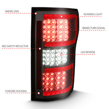 Load image into Gallery viewer, ANZO 311315 2018-2019 Ford F-150 LED Taillight Smoke (Red Light Bar) (w/ Sequential)