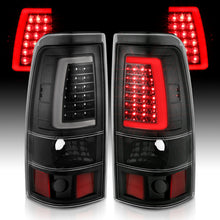 Load image into Gallery viewer, ANZO 311330 1999-2002 Chevy Silverado 1500 LED Taillights Plank Style Black w/Clear Lens