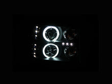 Load image into Gallery viewer, ANZO 111125 2007-2013 Gmc Sierra 1500 Projector Headlights w/ Halo Black