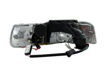 Load image into Gallery viewer, ANZO 111292 2011-2015 Ford F-250 Projector Headlights w/ U-Bar Black
