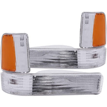 Load image into Gallery viewer, ANZO 511047 1991-1996 Dodge Dakota Euro Parking Lights Chrome w/ Amber Reflector