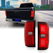Load image into Gallery viewer, ANZO 311292 2014-2018 Chevy Silverado 1500 LED Taillights Red/Clear