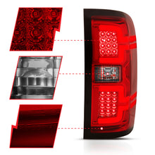 Load image into Gallery viewer, ANZO 311292 2014-2018 Chevy Silverado 1500 LED Taillights Red/Clear