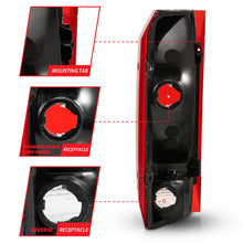 Load image into Gallery viewer, ANZO 311306 1992-1996 Ford Bronco Taillight Red/Clear Lens (OE Replacement)
