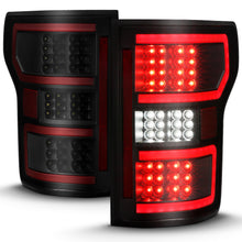 Load image into Gallery viewer, ANZO 311314 18-19 Ford F-150 LED Taillight Black Housing Clear Lens Red Light Bar W/Sequential