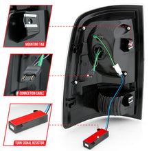 Load image into Gallery viewer, ANZO 311319 2009-2018 Dodge Ram 1500 LED Taillight Plank Style Black w/Smoke Lens