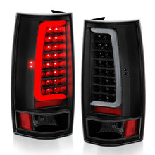 Load image into Gallery viewer, ANZO 311321 2007-2014 Chevy Tahoe LED Taillight Plank Style Black w/Clear Lens