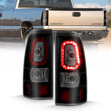 Load image into Gallery viewer, ANZO 311325 1999-2002 Chevy Silverado 1500 LED Taillights Plank Style Black w/Smoke Lens