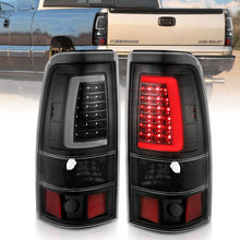Load image into Gallery viewer, ANZO 311330 1999-2002 Chevy Silverado 1500 LED Taillights Plank Style Black w/Clear Lens