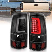 Load image into Gallery viewer, ANZO 311333 2003-2006 Chevy Silverado 1500 LED Taillights Plank Style Black w/Clear Lens