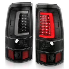 Load image into Gallery viewer, ANZO 311333 2003-2006 Chevy Silverado 1500 LED Taillights Plank Style Black w/Clear Lens