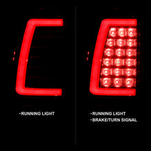 Load image into Gallery viewer, ANZO 311335 2003-2006 Chevy Silverado 1500 LED Taillights Plank Style Chrome With Red/Clear Lens