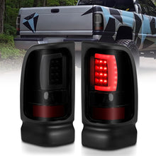 Load image into Gallery viewer, ANZO 311340 1994-2001 Dodge Ram 1500 LED Taillights Plank Style Black w/Smoke Lens