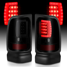 Load image into Gallery viewer, ANZO 311340 1994-2001 Dodge Ram 1500 LED Taillights Plank Style Black w/Smoke Lens