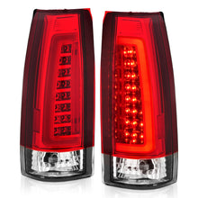 Load image into Gallery viewer, ANZO 311346 1999-2000 Cadillac Escalade LED Taillights Chrome Housing Red/Clear Lens Pair