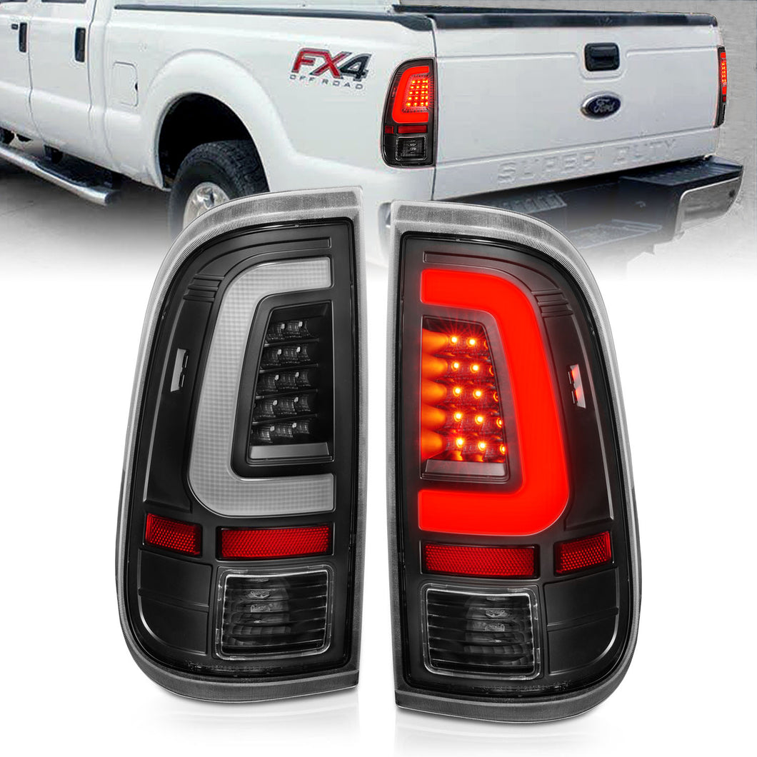 ANZO USA LED Tail Light Assembly for 08-16 Superduty's