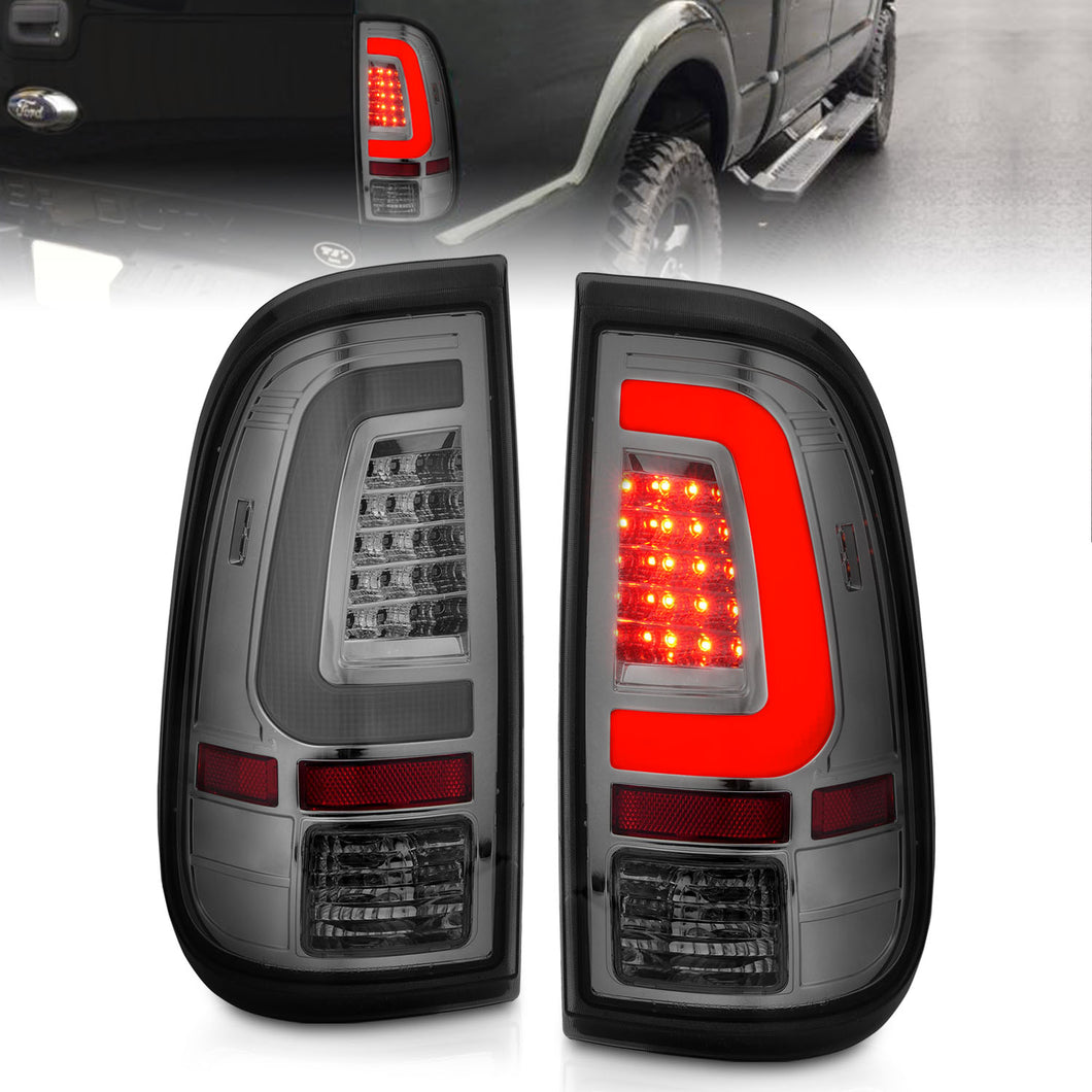 ANZO USA LED Tail Light Assembly for 08-16 Superduty's