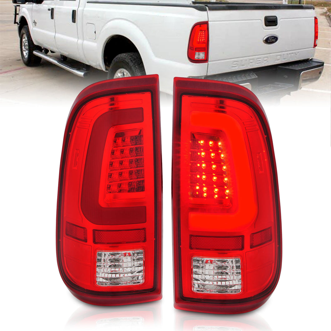 ANZO USA LED Tail Light Assembly for 08-16 Superduty's