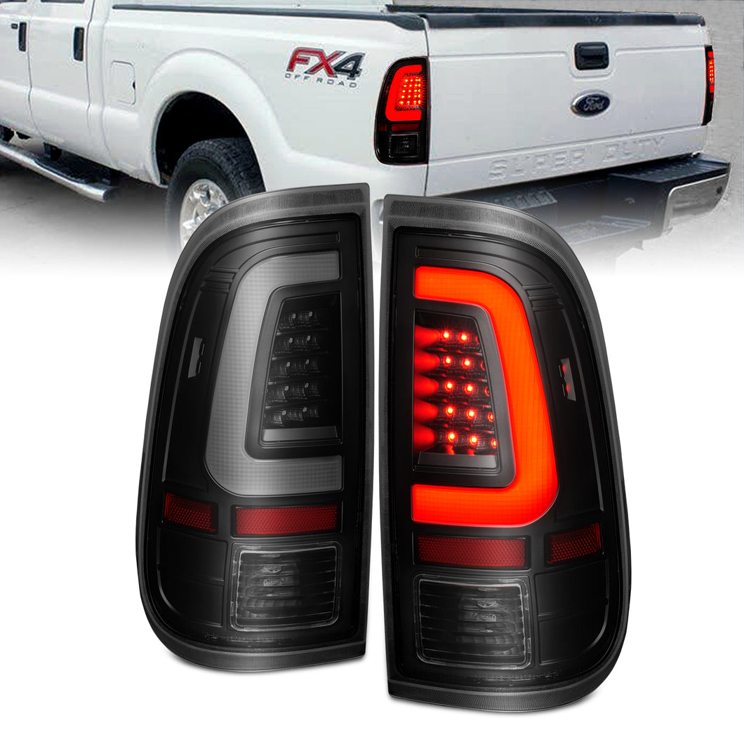 ANZO USA LED Tail Light Assembly for 08-16 Superduty's