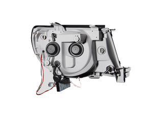 ANZO 121282 2005-2011 Toyota Tacoma Projector Headlights w/ Halo Black