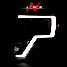 Load image into Gallery viewer, ANZO 111443 2009-2014 Ford F-150 Projector Light Bar H.L Black Amber