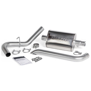 Banks Power 51360 Monster Exhaust System - Single Exit - Turndown