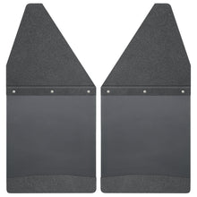 Load image into Gallery viewer, Kick Back Mud Flaps 12" Wide - Black Top and Black Weight